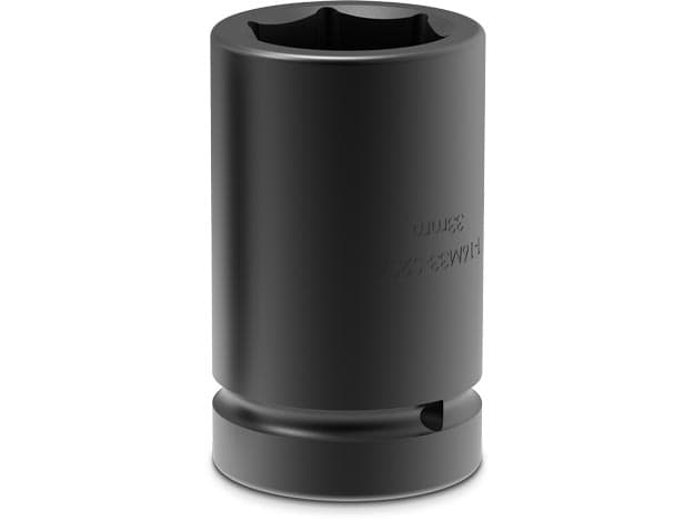 BSH100WB33, Wheel Bolting Special Height Socket, 33 MM - 1" Drive, BTW/PTW