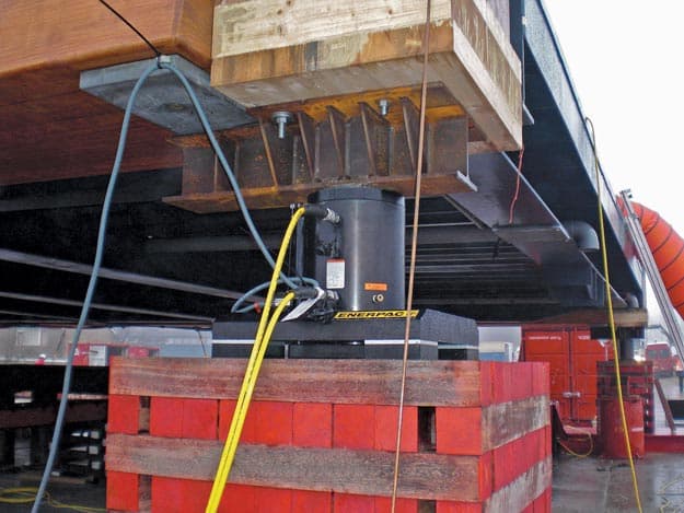 BLS1506, 154 Tonnen Tragfähigkeit, 151 mm Hub, Kletterheber