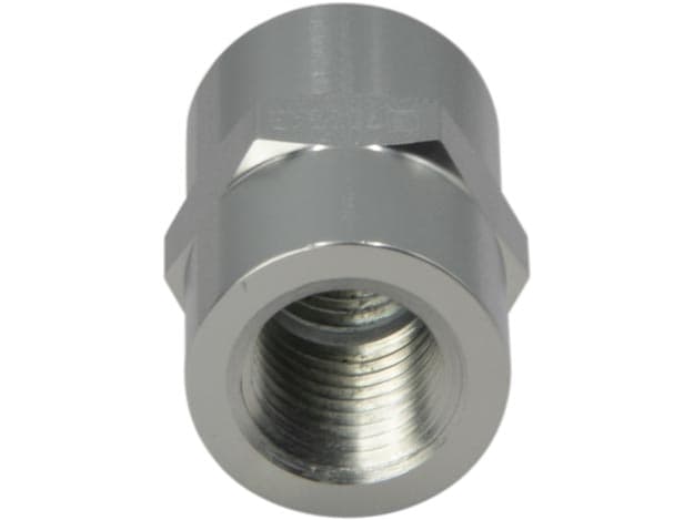FZ1605, Hochdruckverschraubung, Kupplung, 10.000 psi maximaler Betriebsdruck, Anschluss von 1/4" NPTF Innengewinde auf 1/4" NPTF Innengewinde