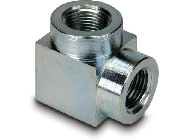 FZ1610, High Pressure Fitting, Elbow, 10,000 psi Maximum Operating Pressure, Connection from 3/8" NPTF Female to 3/8" NPTF Female