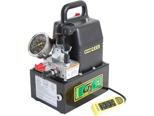 G1171T, elektrische hydraulische Drehmomentschlüsselpumpe, 4/2-Magnetventil, 1 Gallone (3,79 l) nutzbares Öl, 115 V