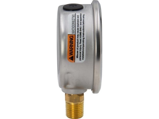 G2515L, Hydraulikmanometer, 63 mm Durchmesser, untere Montage, mit Glyzerin gefüllt, maximal 2.000 psi