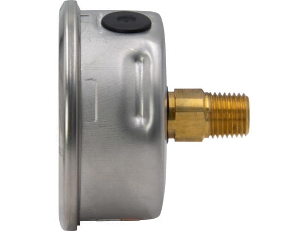 G2538R, hydraulisches Manometer, 63 mm Durchmesser, mittige Montage hinten, mit Glyzerin gefüllt, 15.000 psi maximal