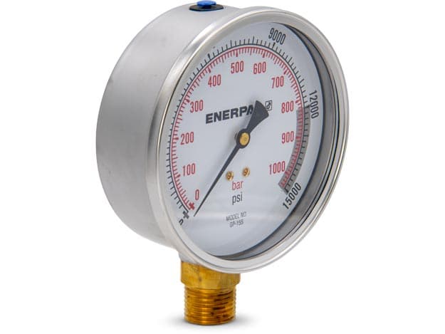 GP15S, Hydraulic Force and Pressure Gauges, 15,000 psi, 1000 bar