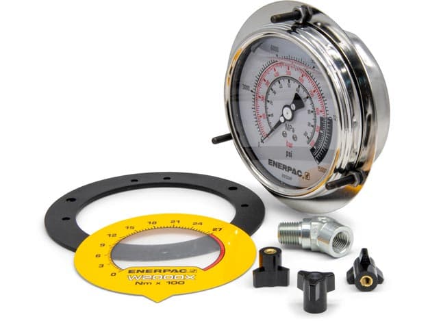 GT4015Q, Gauge and Overlay Kit for all 700 bar Torque wrenches, including the S-Series, W-Series, UltraSlim, RSL, DSX and HMT tools