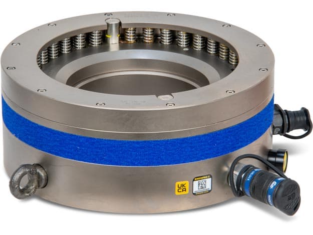 HM14LC, hydraulische Schraubenspanner von HydraMax auf der Oberseite, 3 1/2 Zoll maximaler Gewindebereich