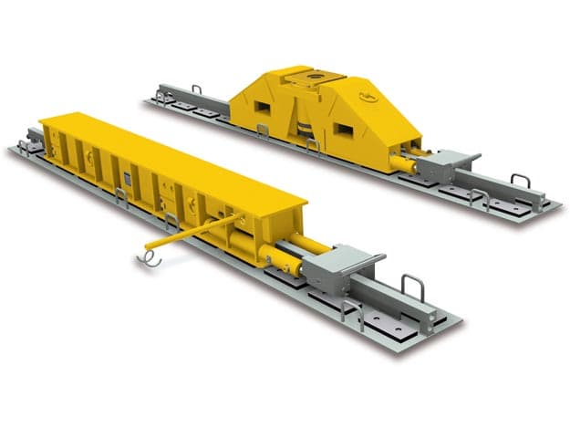 HSKB1250, Gleitsystem, Gleitschuhträger, 25 Tonnen Schubkapazität