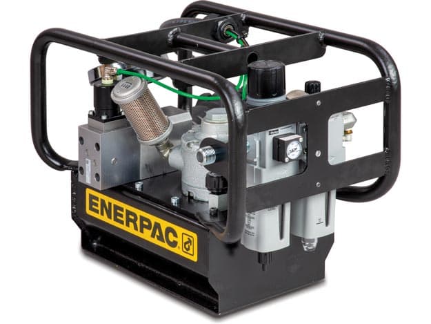 LA2504TX-QR, leichte lufthydraulische Drehmomentschlüsselpumpe mit zwei Geschwindigkeiten, 0,5 Gallonen nutzbares Öl, zur Verwendung mit hydraulischen Drehmomentschlüsseln von Enerpac