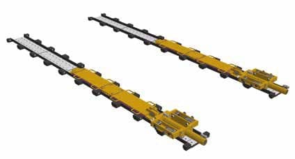 LH400SK, Set mit niedrigem Gleitsystem, 25 Tonnen Schubkraft