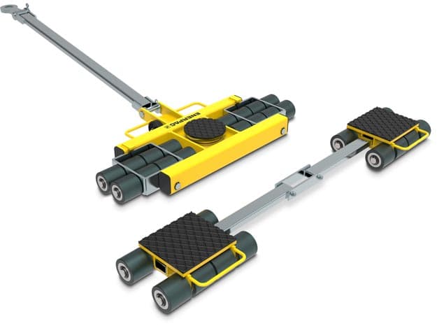 MLSS27, 27-Tonnen-Maschinen-Skate-Set mit Rädern