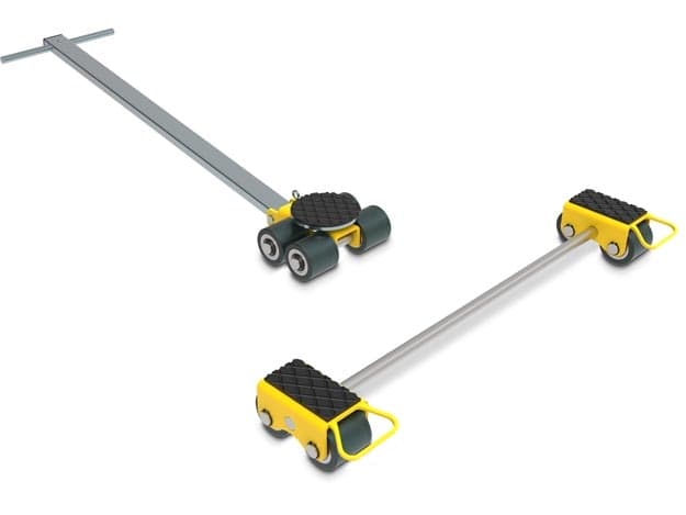 MLSS7, 7-Tonnen-Maschinen-Skate-Set mit Rädern