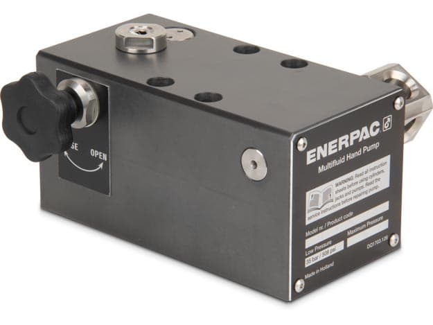 MP700, hydraulische Multifluid-Handpumpe mit zwei Geschwindigkeiten, 10.000 psi