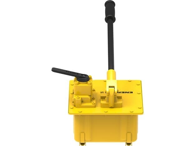 P464, dvoustupňové, ULTIMA ocelové hydraulické ruční čerpadlo, pro použití s dvojčinnými válci