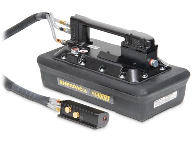 PARG1105N, Turbo II Air Hydraulic Pump, 3/3 Manual Valve with Pendant, For use with Single-Acting Cylinders