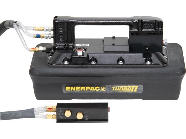 PARG1105N, Turbo II Air Hydraulic Pump, 3/3 Manual Valve with Pendant, For use with Single-Acting Cylinders
