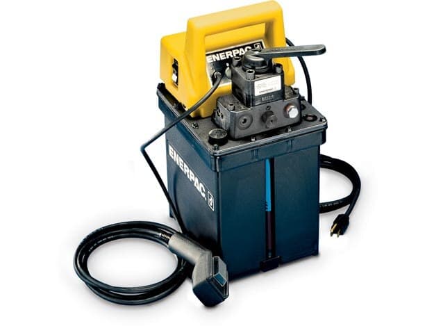 PEM1301B, elektrische Tauchhydraulikpumpe mit zwei Geschwindigkeiten, 3/3-Handventil, 115 V, zur Verwendung mit einfachwirkenden Zylindern