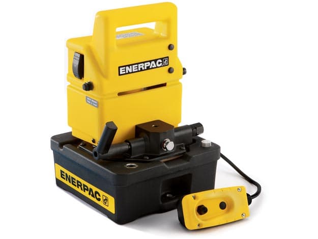 PUD1300E, wirtschaftliche elektrische Hydraulikpumpe mit zwei Geschwindigkeiten, 3/2-Magnetventil, 230 V, zur Verwendung mit einfachwirkenden Zylindern