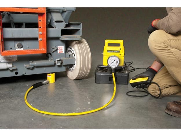 PUD1300B, Two Speed, Economy Electric Hydraulic Pump, 3/2 Solenoid Valve, 115V, For use with Single-Acting Cylinders