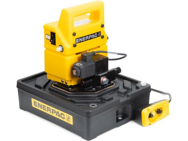 PUD1301E, wirtschaftliche elektrische Hydraulikpumpe mit zwei Geschwindigkeiten, 3/2-Magnetventil, 230 V, zur Verwendung mit einfachwirkenden Zylindern
