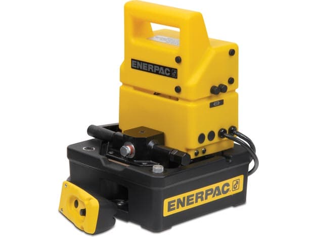 PUJ1200B, wirtschaftliche elektrische Hydraulikpumpe mit zwei Geschwindigkeiten, 3/2-Handventil, 115 V, zur Verwendung mit einfachwirkenden Zylindern