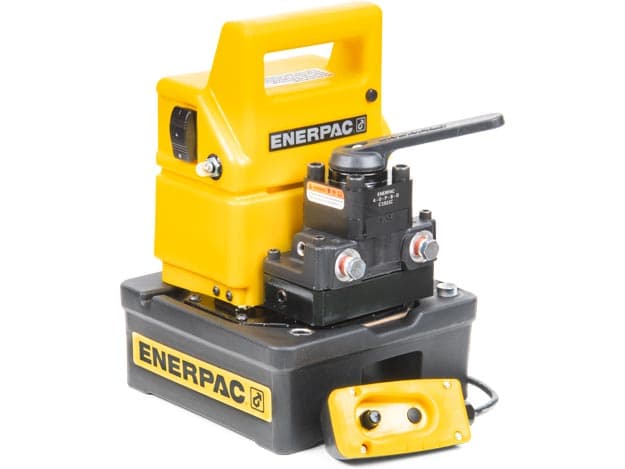 PUJ1400B, Two Speed, Economy Electric Hydraulic Pump, 4/3 Manual Valve, 115V, For use with Double-Acting Cylinders