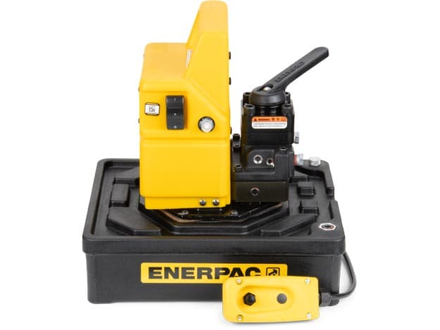 PUJ1401E, wirtschaftliche elektrische Hydraulikpumpe mit zwei Geschwindigkeiten, 4/3-Handventil, 230 V, zur Verwendung mit doppeltwirkenden Zylindern