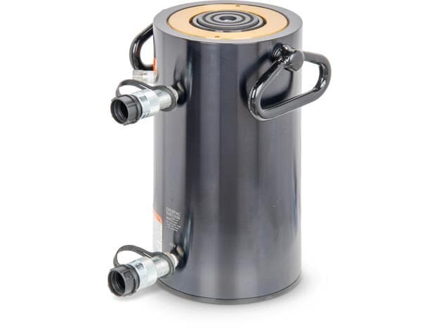 RAR1006, 100 Tonnen Tragfähigkeit, 150 mm Hub, doppeltwirkender Aluminium-Hydraulikzylinder