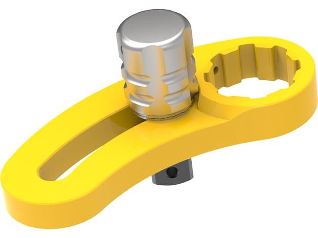 RAWB100SQD, Curved Reaction Arm, Wheel Bolting 1" Drive SKT TO SKT SQ DR