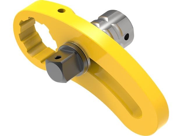 RAWB100SQD, Curved Reaction Arm, Wheel Bolting 1" Drive SKT TO SKT SQ DR