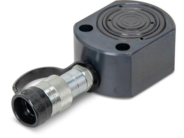 RLT110, 12,5 Tonnen Tragfähigkeit, 18 mm Hub, mehrstufiger Teleskop-Hydraulikzylinder mit geringer Höhe