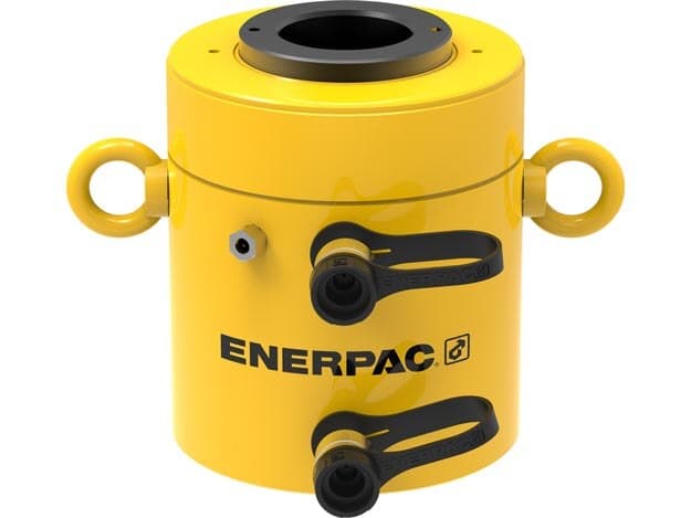 RRH1003, 100 ton Capacity, 76 mm Stroke, Double-Acting, Hollow Plunger Hydraulic Cylinder