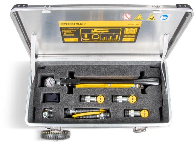 SC05HTBW, 5 Ton, Three Hydraulic Cylinders and Hand Pump Wheeled Toolbox Set