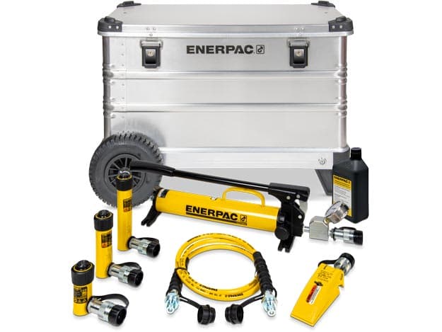 SC05HTBW, 5 Ton, Three Hydraulic Cylinders and Hand Pump Wheeled Toolbox Set