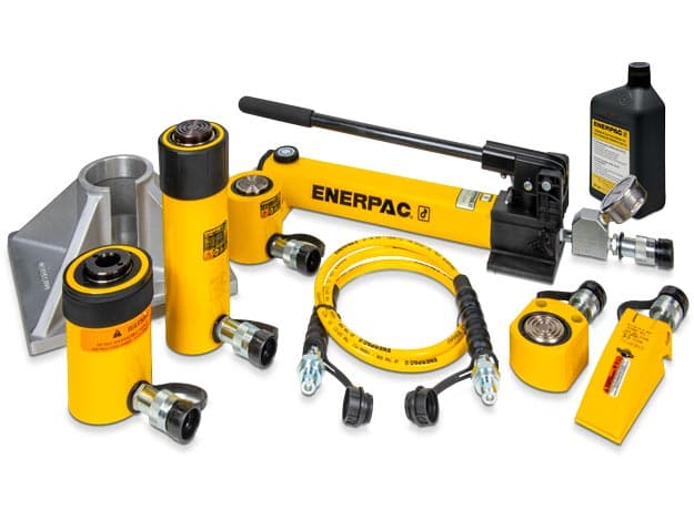 SC20HTBW, 20 Tonnen, vier Hydraulikzylinder und Handpumpen-Werkzeugkastenset auf Rädern