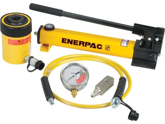 SCH302H, 30 Tonnen, 64 mm Hub, hohler Hydraulikzylinder und Handpumpensatz