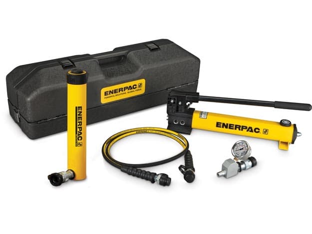 SCR1010XCE, 10 Ton, 257 mm Stroke, Hydraulic Cylinder and Cordless Pump (230V) Set