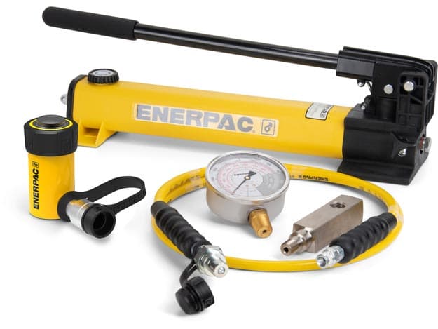 SCR102H, 10 Ton, 54 mm Stroke, Hydraulic Cylinder and Hand Pump Set