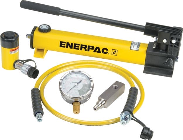 SCR106H, 10 Tonnen, 156 mm Hub, Hydraulikzylinder und Handpumpensatz