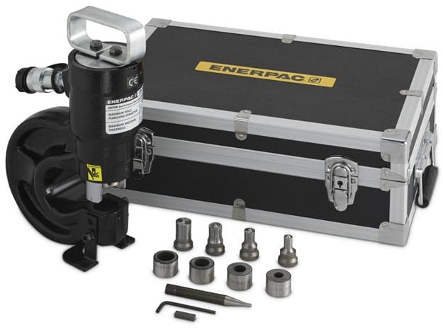 MSP351PE, 35 Tonnen, hydraulischer Stempel und Standard-Matrizensatz mit elektrischer Pumpe 230 VAC