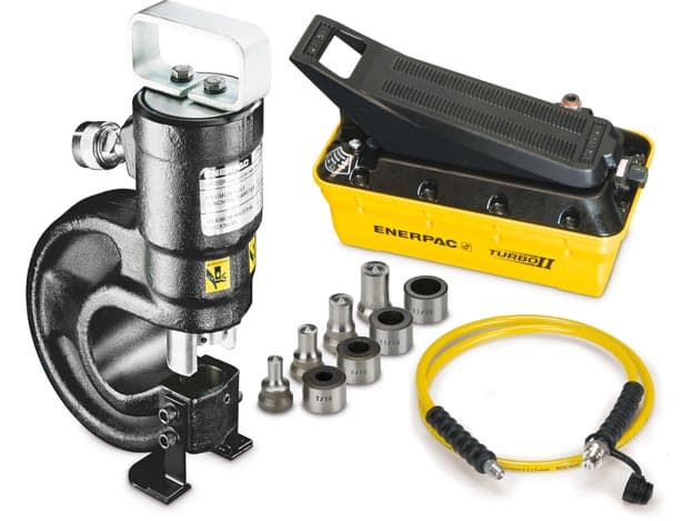 STP35A, 35 Tonnen, hydraulischer Stempel und Standard-Matrizensatz mit Luftpumpe