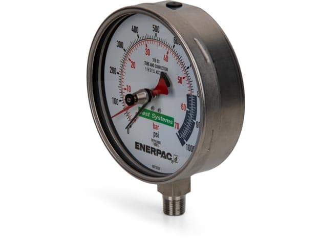 T6001L, Prüfsystem-Manometer, legierter Stahl, maximal 1.000 psi