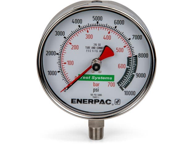 T6003L, Prüfsystem-Manometer, legierter Stahl, maximal 10.000 psi