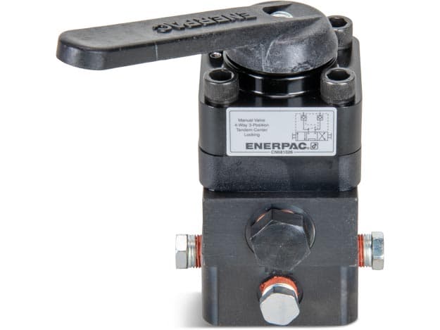 VC4L, fernmontiertes Wegeventil, manuell, 4-Wege, 3 Positionen, Tandem-Mittelstellung, verriegelbar