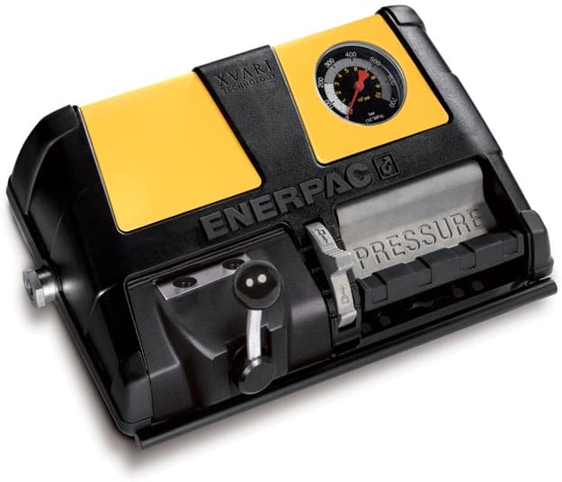 XA11VG, luftbetriebene Hydraulikpumpe, 4/3-Ventil, integriertes Manometer, zur Verwendung mit doppeltwirkendem Zylinder oder Werkzeug