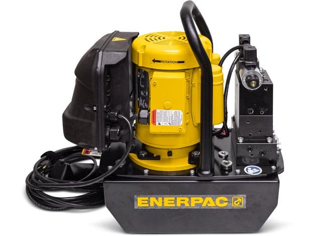 ZE2408EB, Electric Hydraulic Pump, 4/3 Solenoid Valve, 1.8 gallons Usable Oil, 115V