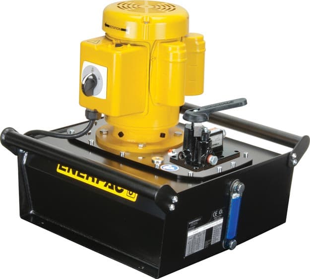 ZE4208MB, elektrische Hydraulikpumpe, 3/2-Handventil, ohne Schaltkasten oder LCD, 2,0 Gallonen nutzbares Öl, 115 V