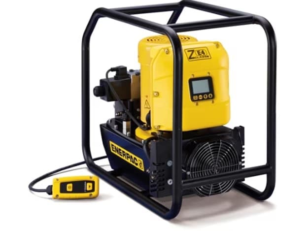 ZE4204TB-QHR, elektrische hydraulische Drehmomentschlüsselpumpe, LCD-Display, 0,8 l/min Öldurchfluss bei 700 bar, 115 V, zur Verwendung mit Schraubenschlüsseln der Serien S und W