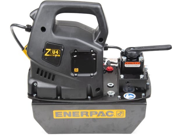 ZU4308JB, Electric Hydraulic Pump, Standard, 3/3 Manual Valve with Pendant, 115V, 2.0 gallon Usable Oil