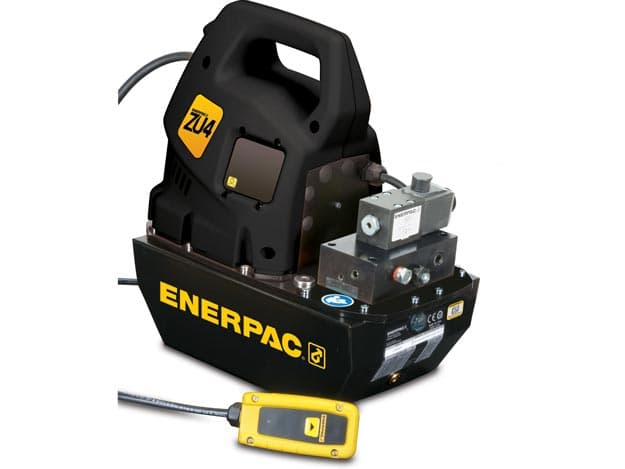 ZU4208SB, elektrische Hydraulikpumpe, Pro, 3/2-Magnetventil mit Anhänger, LCD-Display, 115 V, 2,0 Gallonen nutzbares Öl