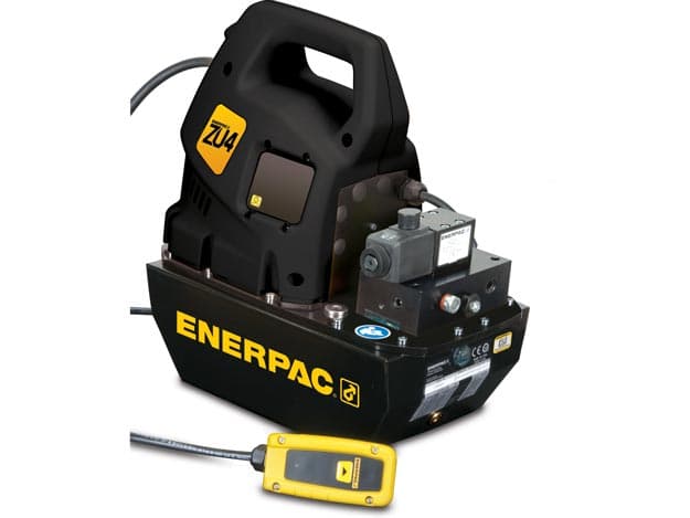 ZU4108DB, elektrische Hydraulikpumpe, Pro, 3/2-Magnetablassventil mit Anhänger, LCD-Display, 115 V, 2,0 Gallonen nutzbares Öl